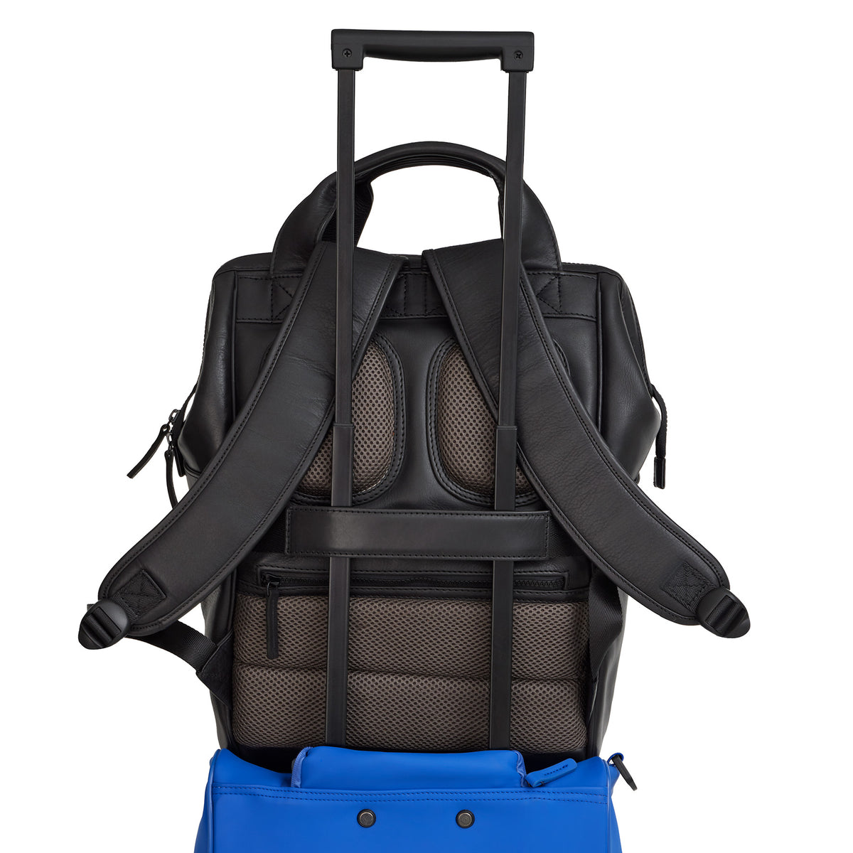 Obsidian Miami Leren Laptoprugzak 13 inch Premium Werktas Schooltas Business 10 Liter Echt Leer