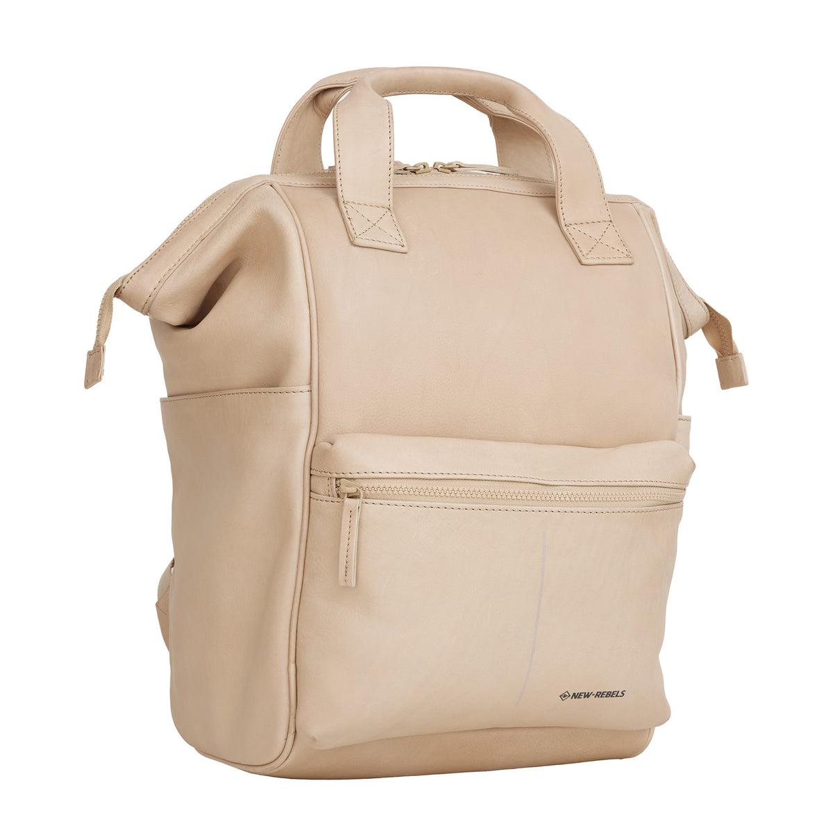 New Rebels Obsidian Tremont  Leren Laptoprugzak 14 inch Premium Werktas Schooltas Business Leer