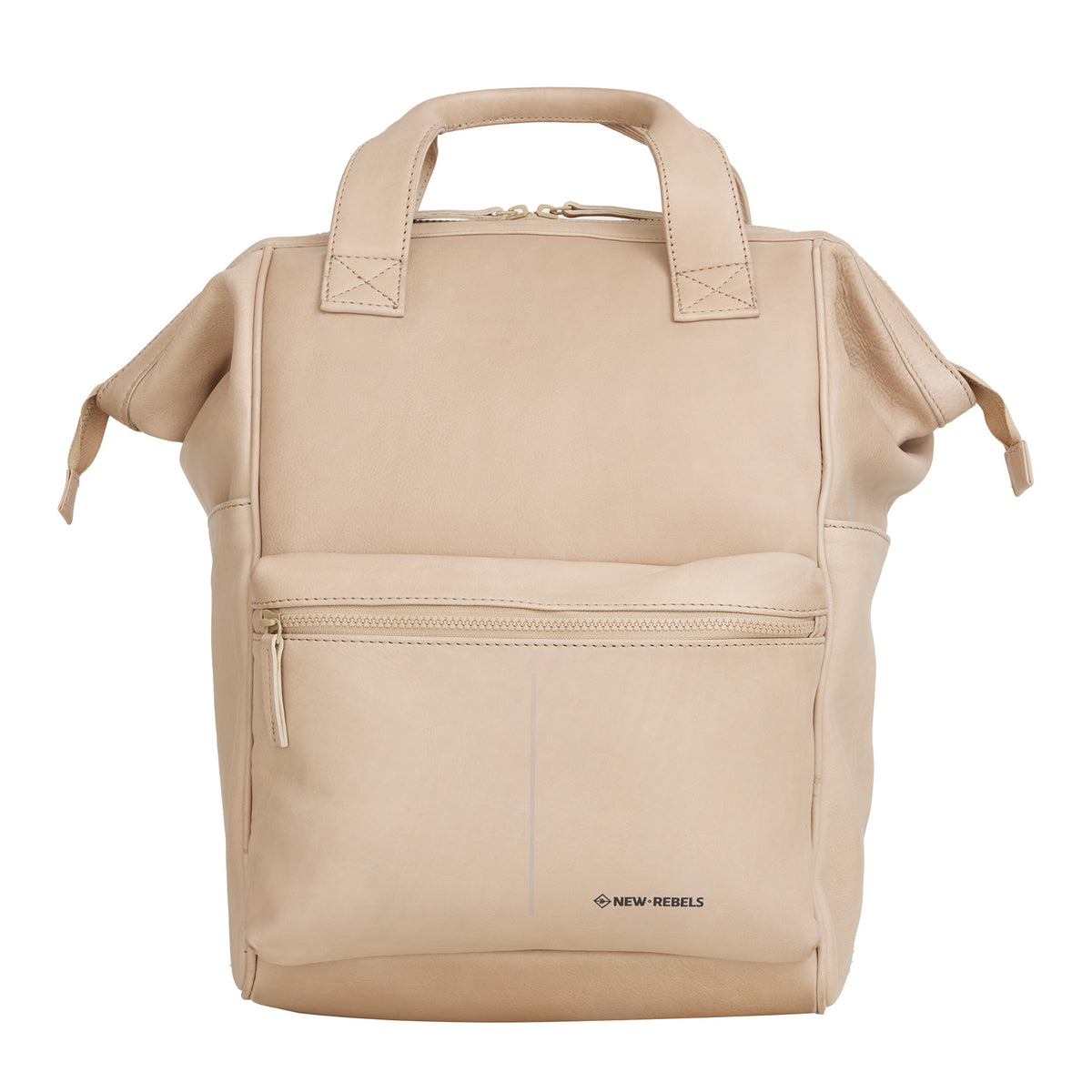 New Rebels Obsidian Tremont  Leren Laptoprugzak 14 inch Premium Werktas Schooltas Business Leer