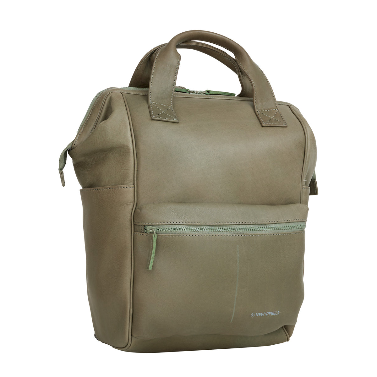 New Rebels Obsidian Tremont  Leren Laptoprugzak 14 inch Premium Werktas Schooltas Business Leer