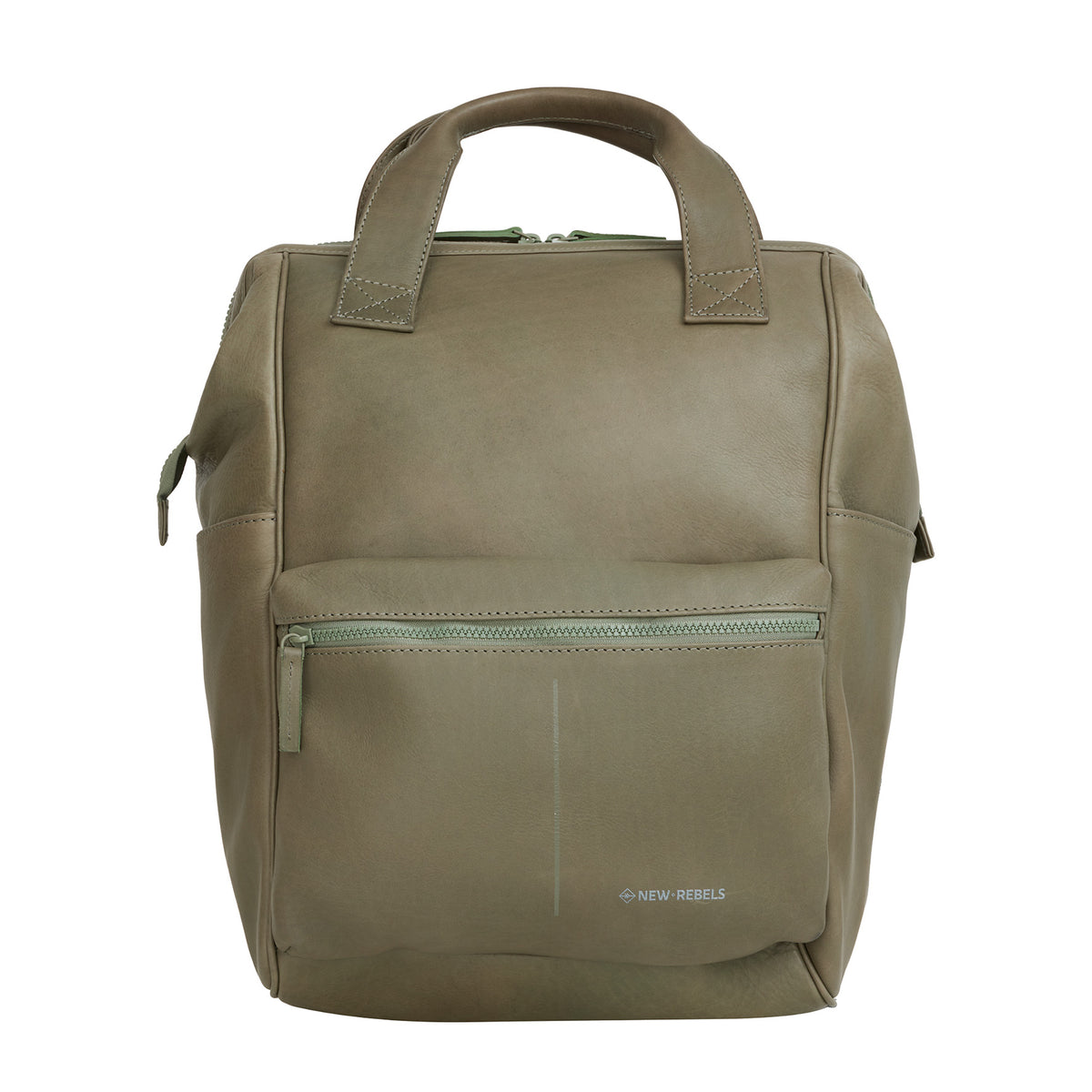 New Rebels Obsidian Tremont  Leren Laptoprugzak 14 inch Premium Werktas Schooltas Business Leer