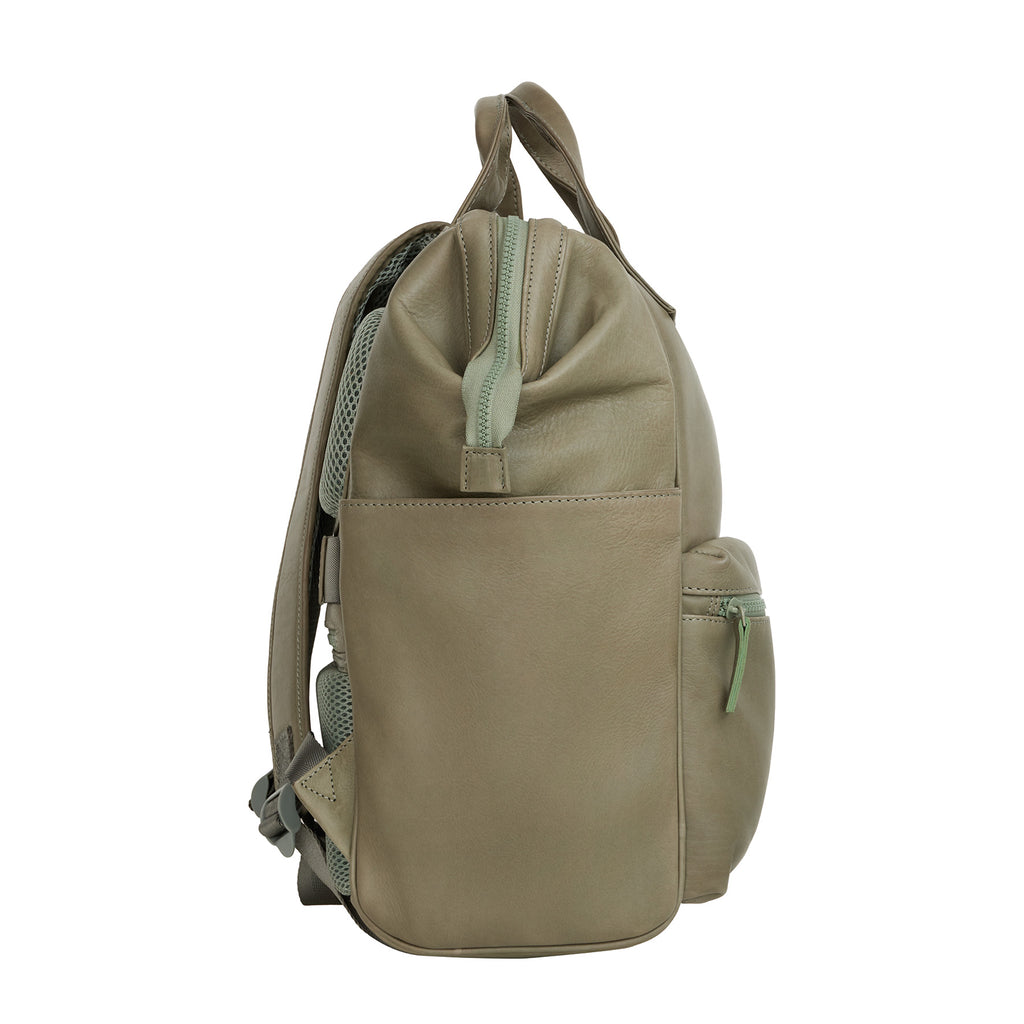 New Rebels Obsidian Tremont  Leren Laptoprugzak 14 inch Premium Werktas Schooltas Business Leer