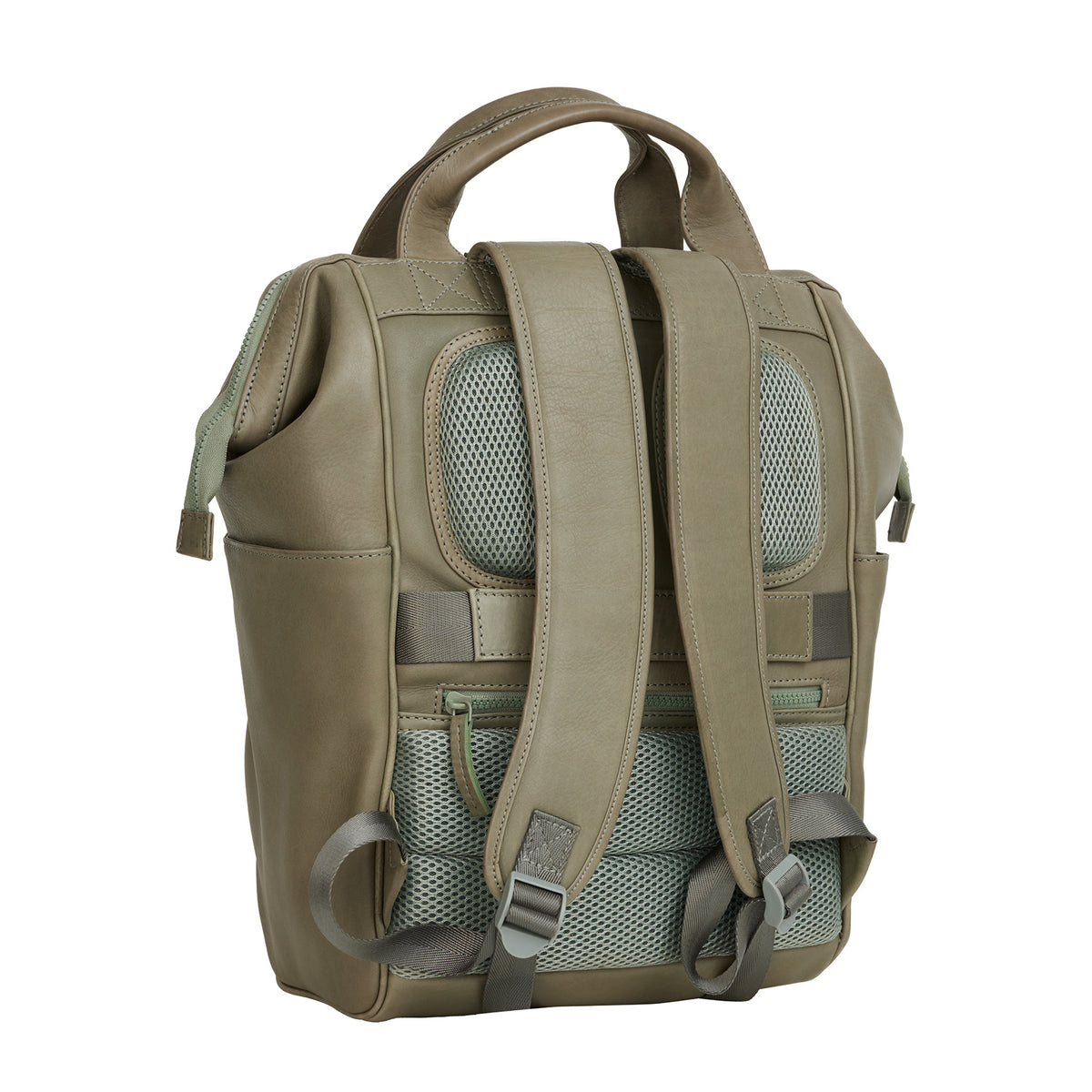 New Rebels Obsidian Tremont  Leren Laptoprugzak 14 inch Premium Werktas Schooltas Business Leer