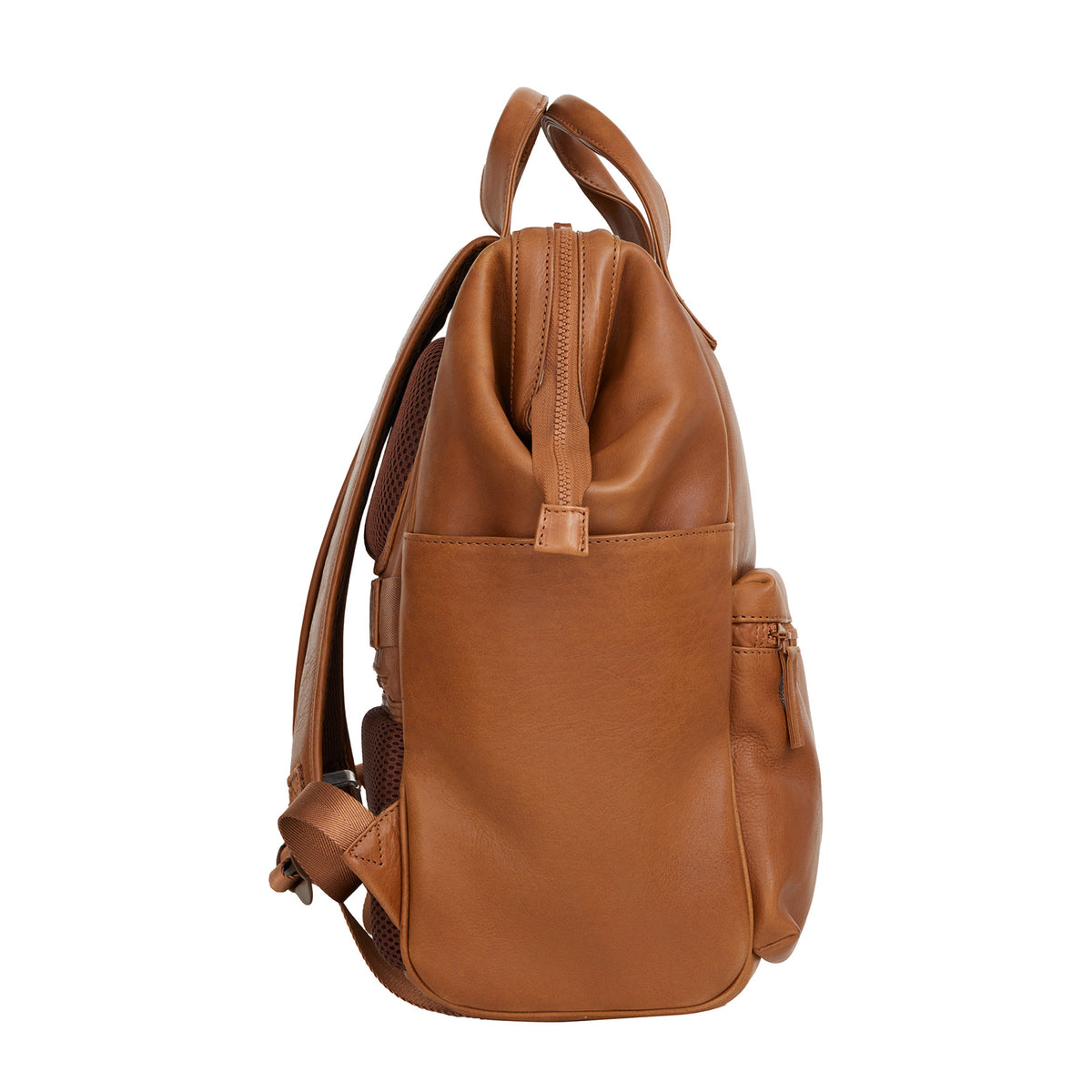 New Rebels Obsidian Tremont  Leren Laptoprugzak 14 inch Premium Werktas Schooltas Business Leer