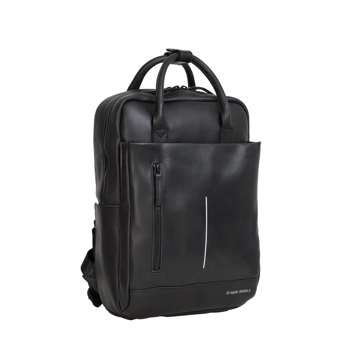 Obsidian Miami Leren Laptoprugzak 13 inch Premium Werktas Schooltas Business 10 Liter Echt Leer