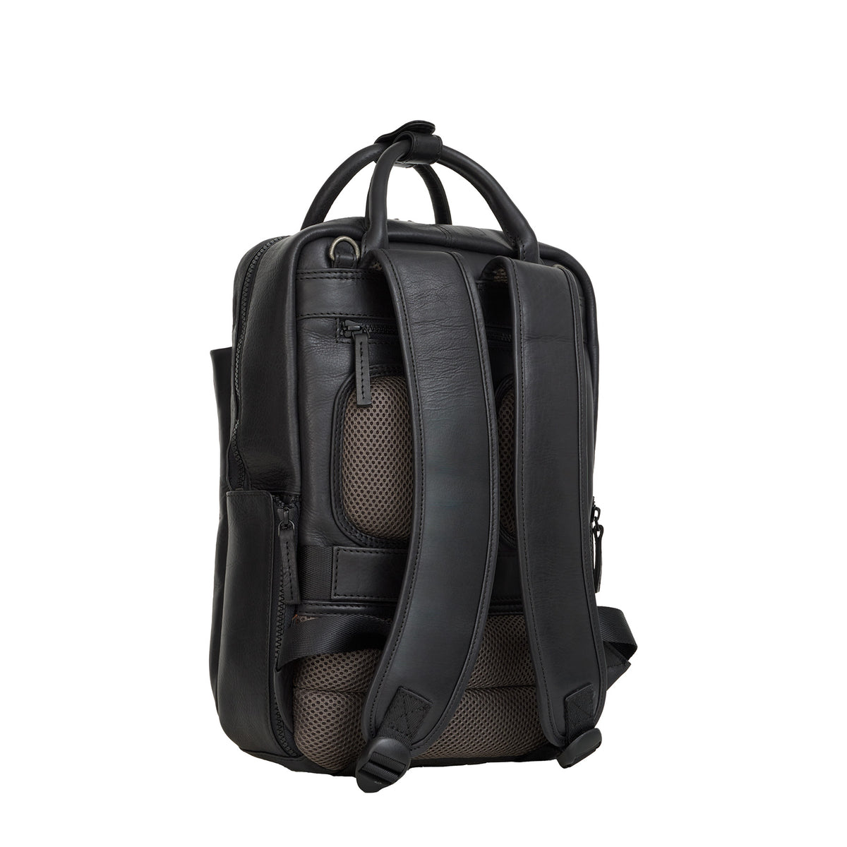 Obsidian Miami Lederen Rugzak 10L 13 inch