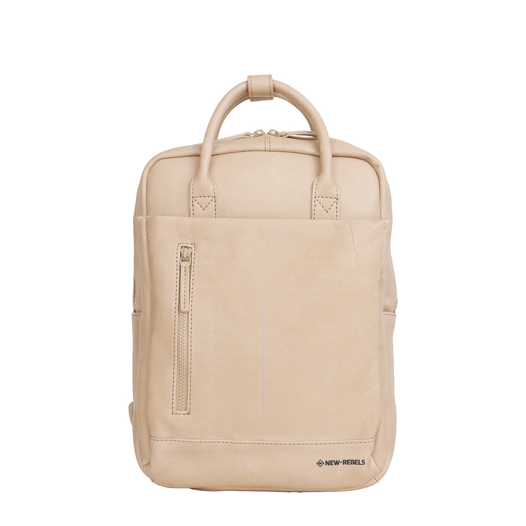 Obsidian Miami Leren Laptoprugzak 13 inch Premium Werktas Schooltas Business 10 Liter Echt Leer