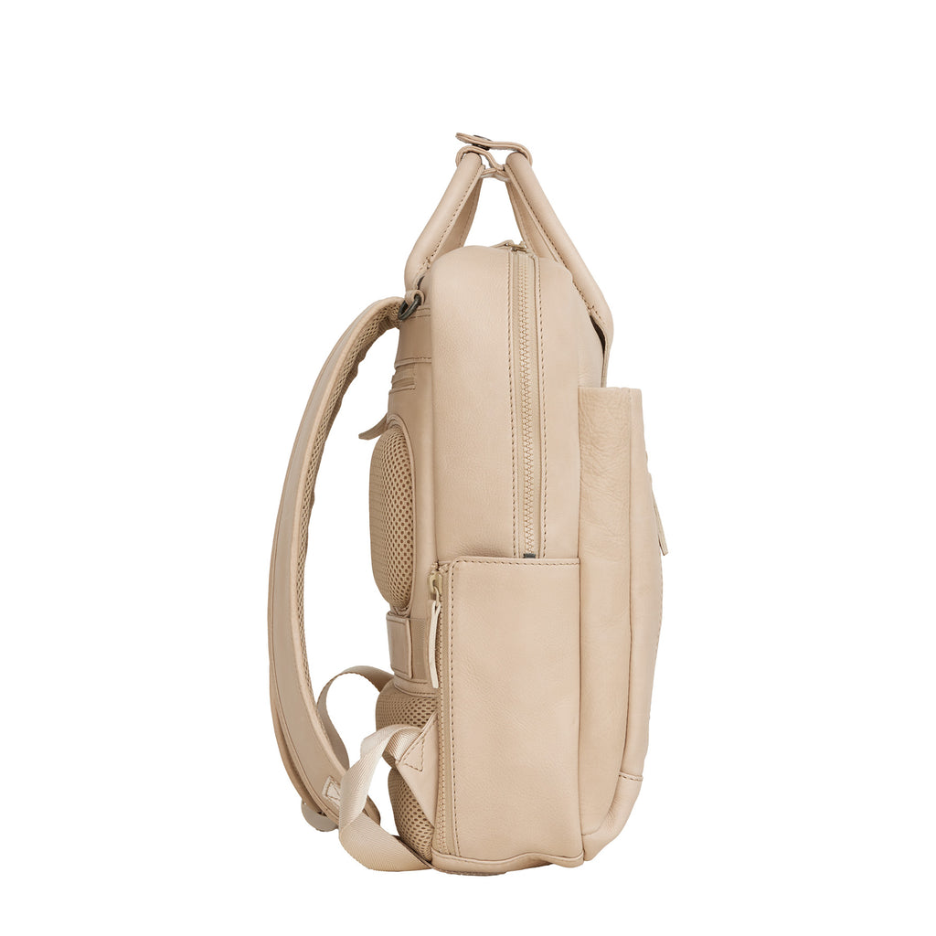 Obsidian Miami Leren Laptoprugzak 13 inch Premium Werktas Schooltas Business 10 Liter Echt Leer