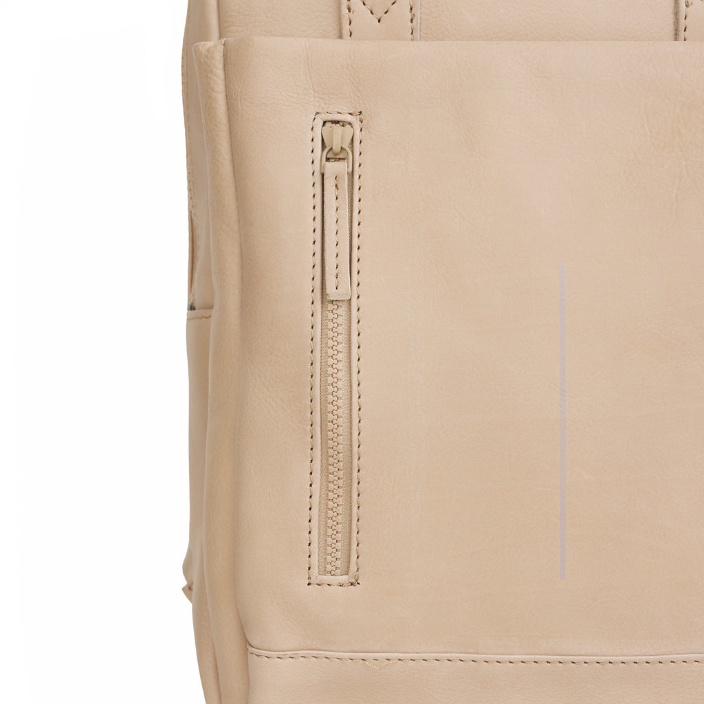 Obsidian Miami Leren Laptoprugzak 13 inch Premium Werktas Schooltas Business 10 Liter Echt Leer