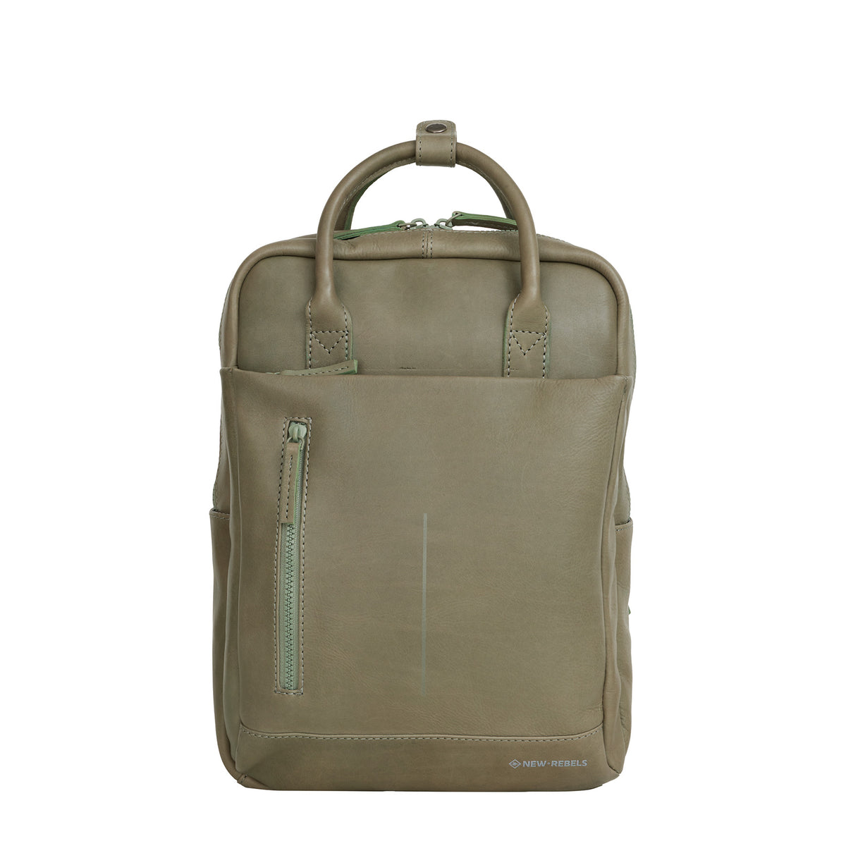 Obsidian Miami Leren Laptoprugzak 13 inch Premium Werktas Schooltas Business 10 Liter Echt Leer