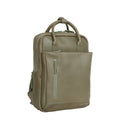 Obsidian Miami Leren Laptoprugzak 13 inch Premium Werktas Schooltas Business 10 Liter Echt Leer