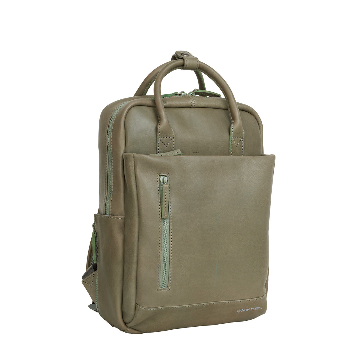 Obsidian Miami Leren Laptoprugzak 13 inch Premium Werktas Schooltas Business 10 Liter Echt Leer