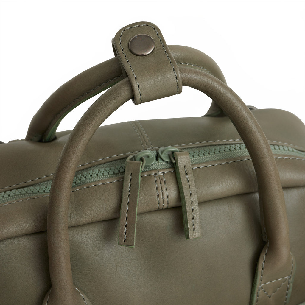 Obsidian Miami Leren Laptoprugzak 13 inch Premium Werktas Schooltas Business 10 Liter Echt Leer