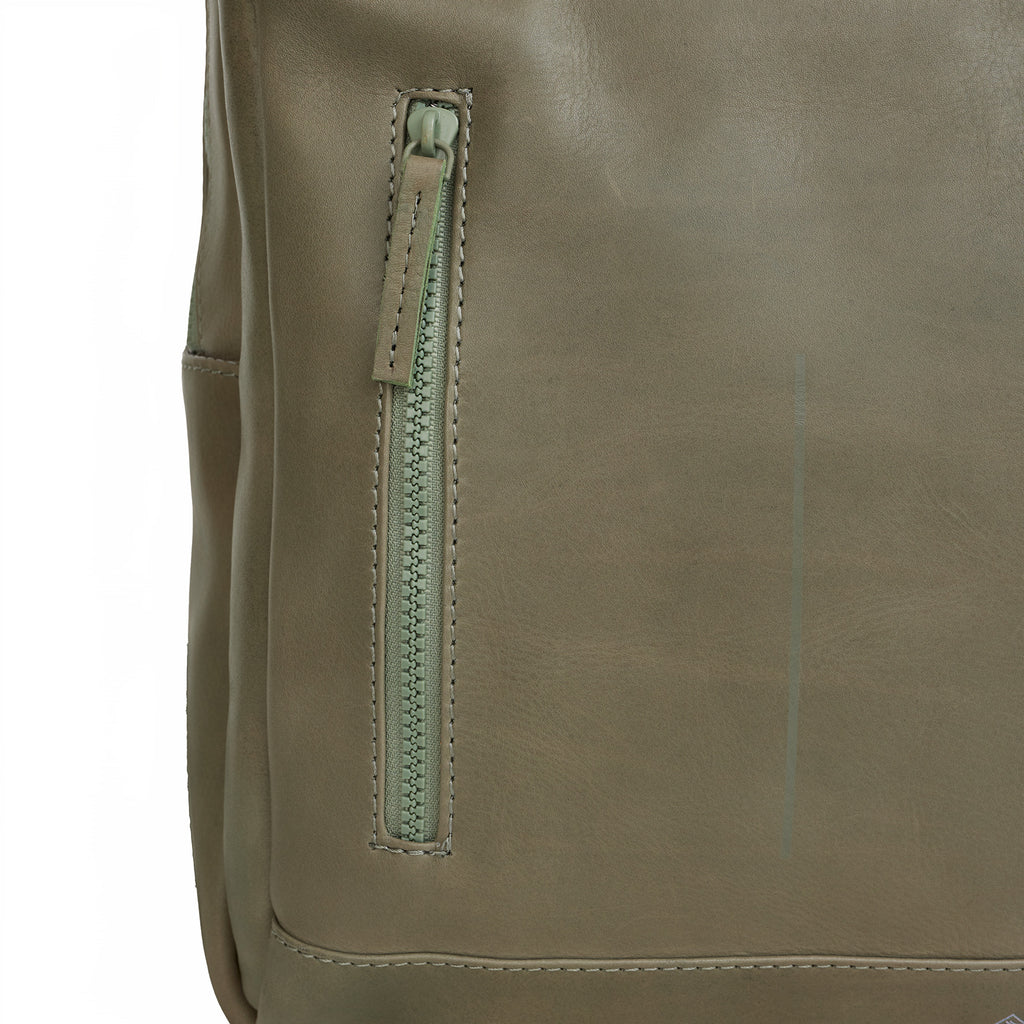 Obsidian Miami Leren Laptoprugzak 13 inch Premium Werktas Schooltas Business 10 Liter Echt Leer
