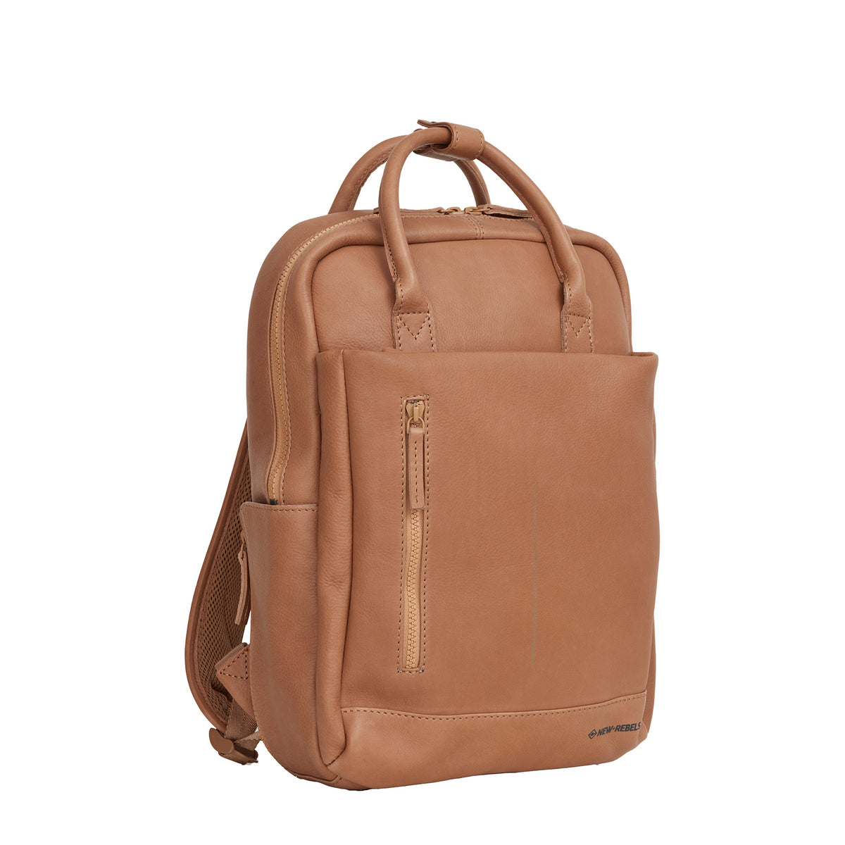Obsidian Miami Leren Laptoprugzak 13 inch Premium Werktas Schooltas Business 10 Liter Echt Leer