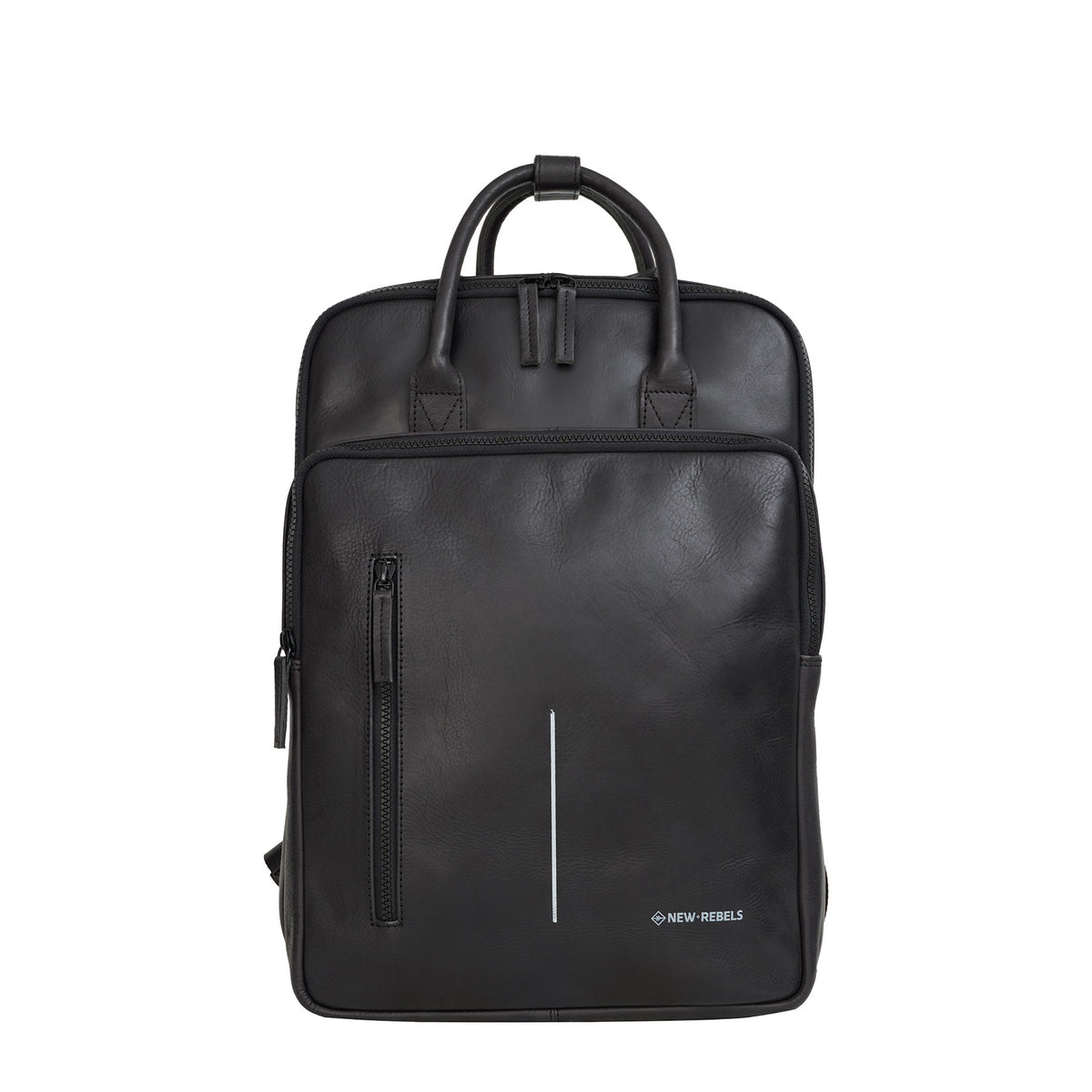 Obsidian Milwaukee Leren Laptoprugzak 15.6 inch Premium Werktas Schooltas Business 18 Liter Echt Leer