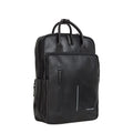 Obsidian Milwaukee Leren Laptoprugzak 15.6 inch Premium Werktas Schooltas Business 18 Liter Echt Leer