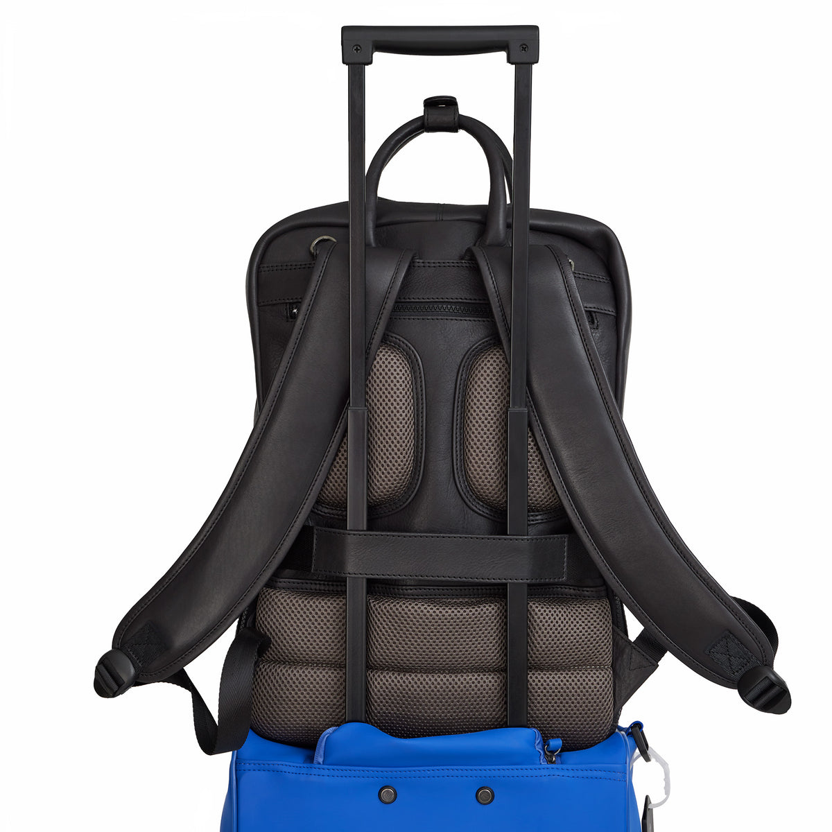 Obsidian Milwaukee Leren Laptoprugzak 15.6 inch Premium Werktas Schooltas Business 18 Liter Echt Leer