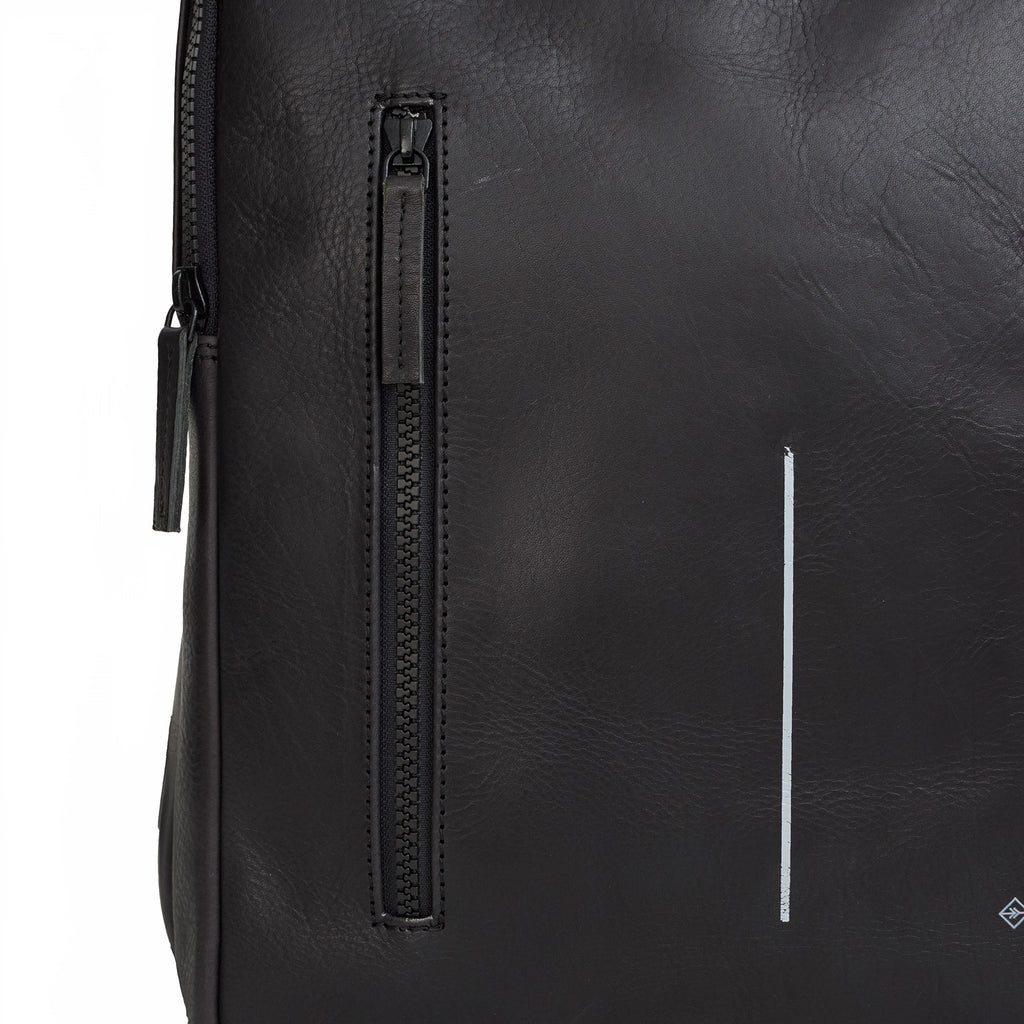 Obsidian Milwaukee Leren Laptoprugzak 15.6 inch Premium Werktas Schooltas Business 18 Liter Echt Leer