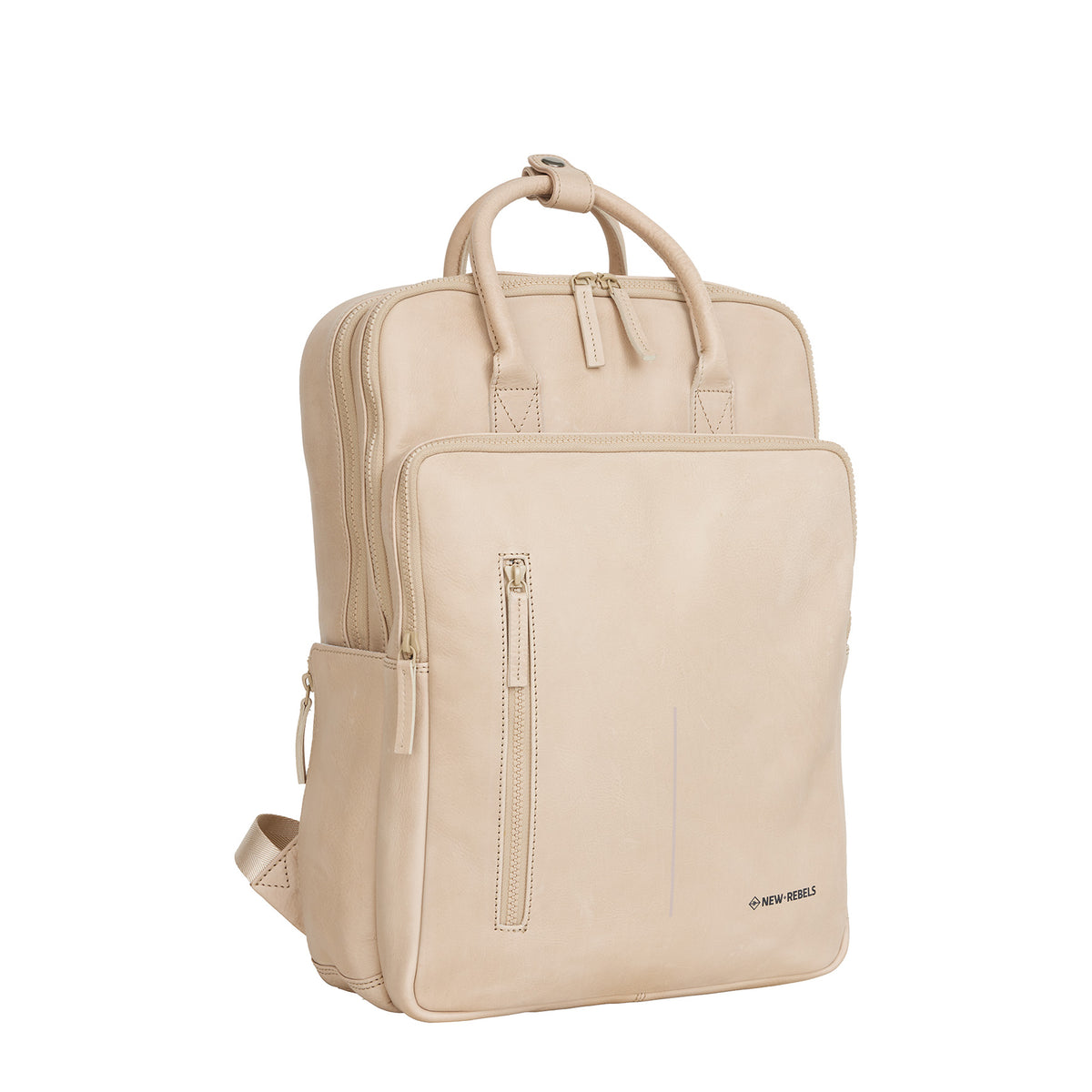 Obsidian Milwaukee Leren Laptoprugzak 15.6 inch Premium Werktas Schooltas Business 18 Liter Echt Leer