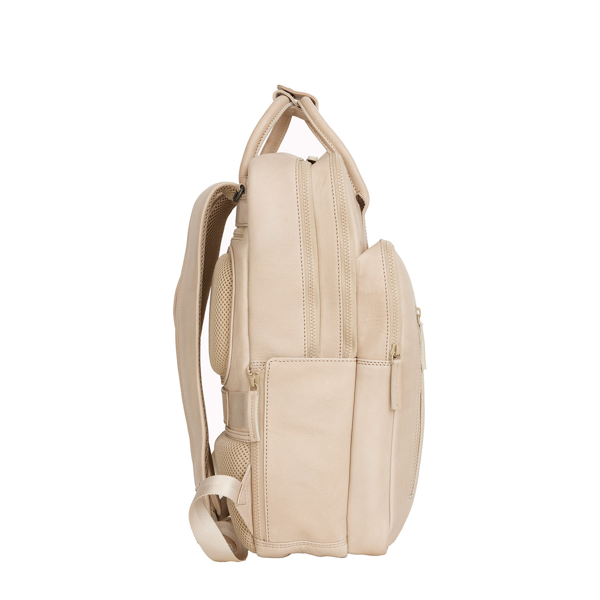 Obsidian Milwaukee Leren Laptoprugzak 15.6 inch Premium Werktas Schooltas Business 18 Liter Echt Leer