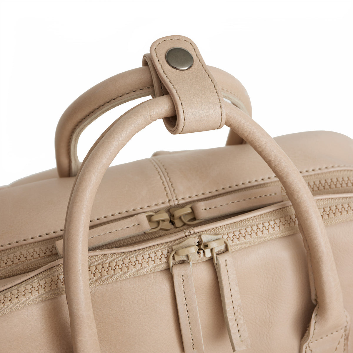 Obsidian Milwaukee Leren Laptoprugzak 15.6 inch Premium Werktas Schooltas Business 18 Liter Echt Leer