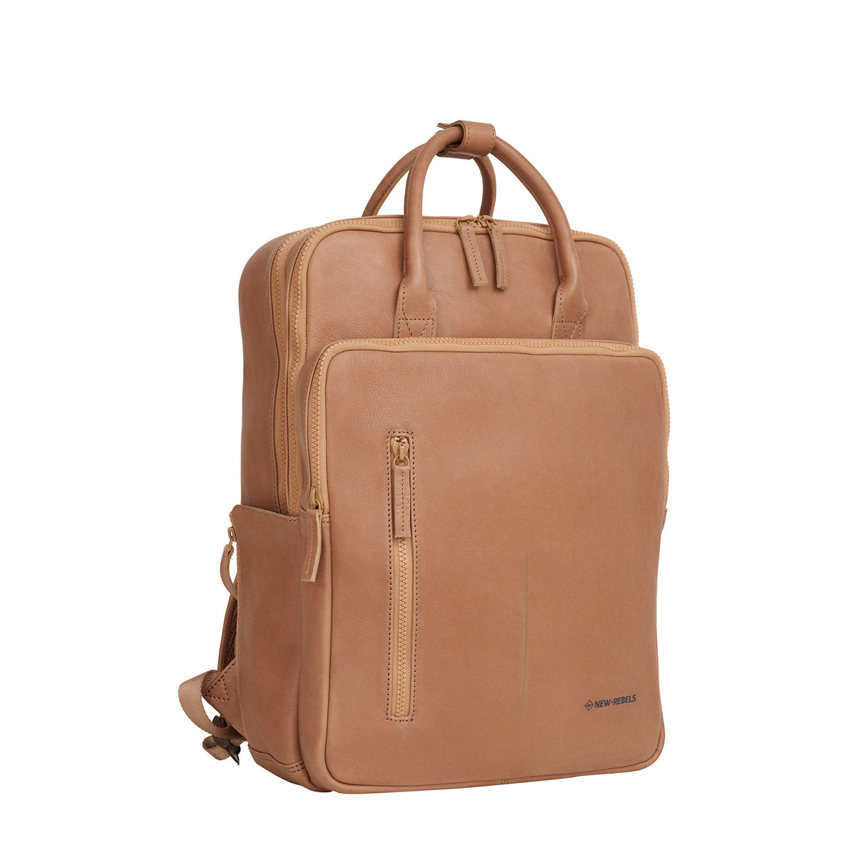 Obsidian Milwaukee Leren Laptoprugzak 15.6 inch Premium Werktas Schooltas Business 18 Liter Echt Leer