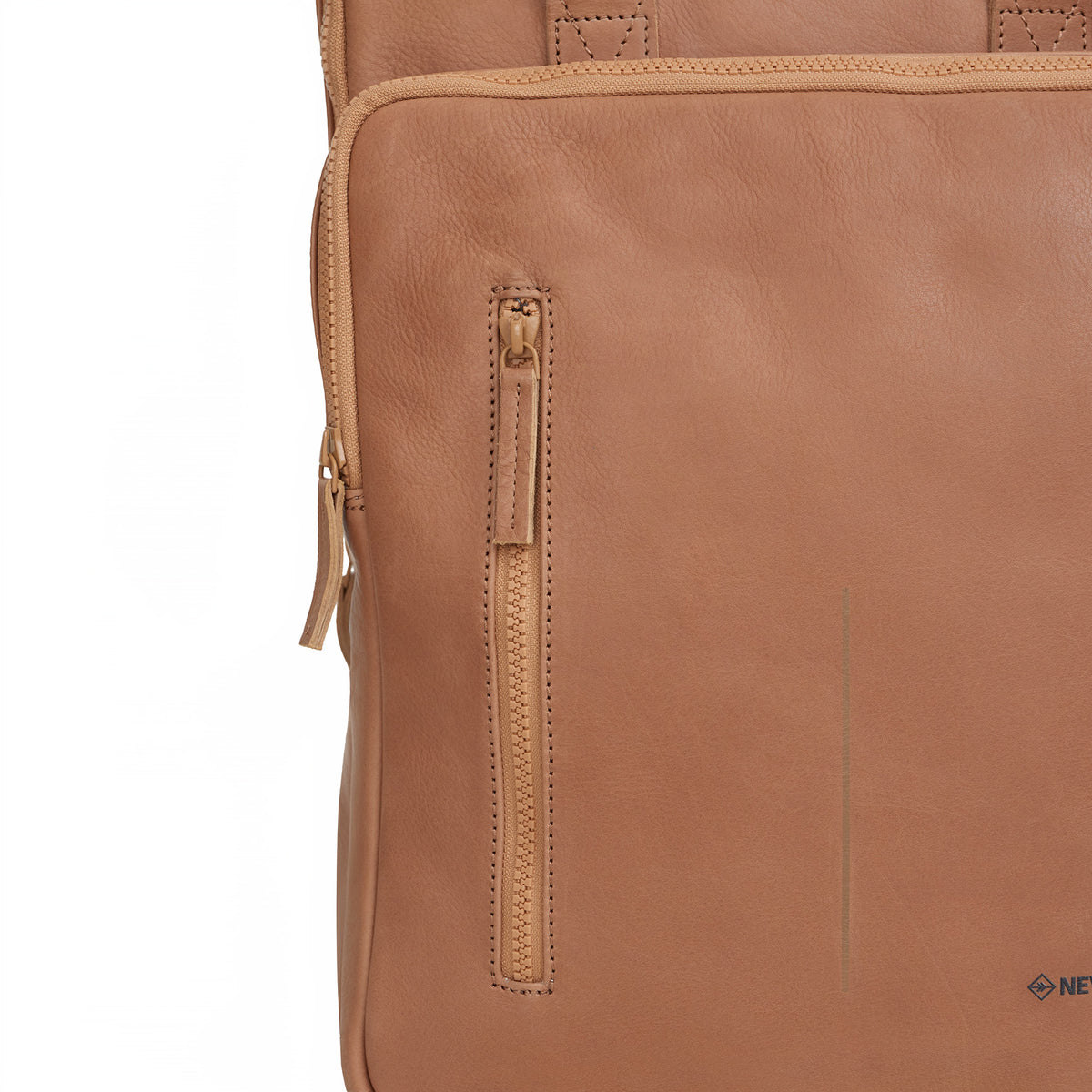 Obsidian Milwaukee Leren Laptoprugzak 15.6 inch Premium Werktas Schooltas Business 18 Liter Echt Leer