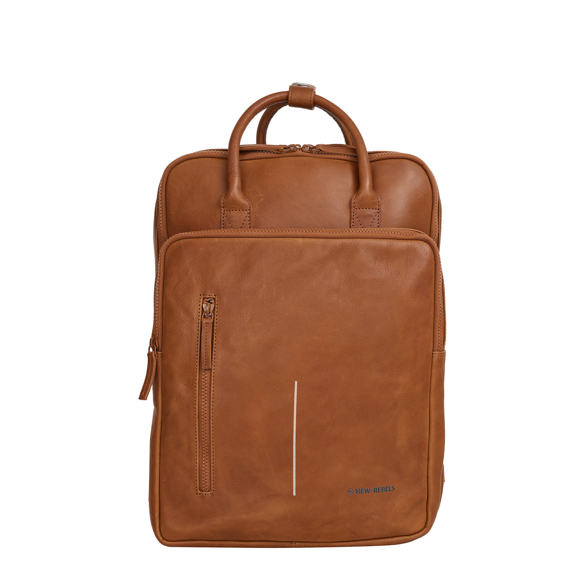 Obsidian Milwaukee Leren Laptoprugzak 15.6 inch Premium Werktas Schooltas Business 18 Liter Echt Leer