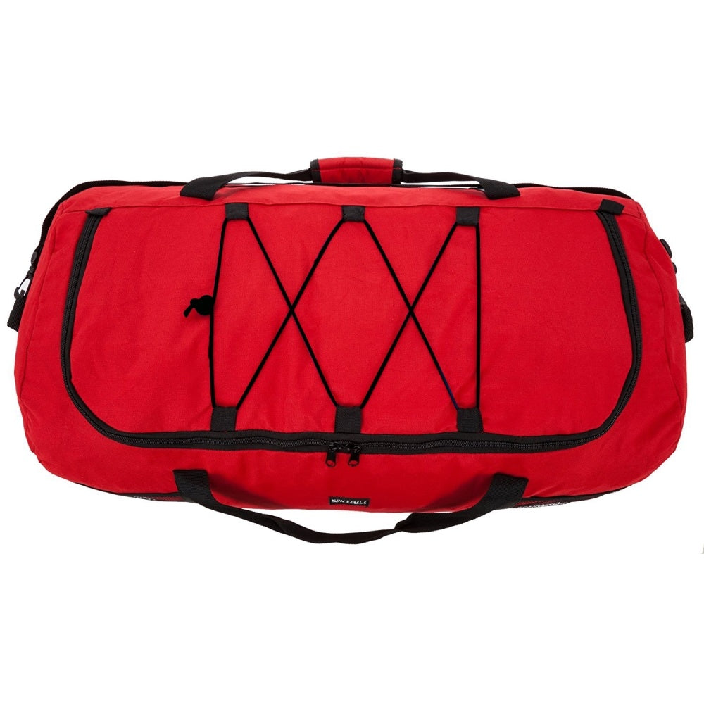 Airmont Newark Polyester Waterafstotende Rollable Trolley Reistas Opvouwbare Reistas 3 Wielen 86-110L