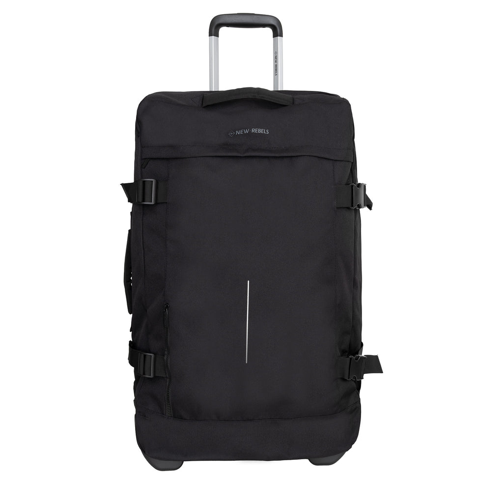 Gassaway Trolley Large Navy | Großer Reisekoffer 73L | Leichter Koffer mit Doppelrollen | 70x39x27 cm