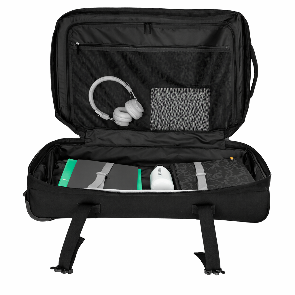 Gassaway Trolley Large Navy | Großer Reisekoffer 73L | Leichter Koffer mit Doppelrollen | 70x39x27 cm