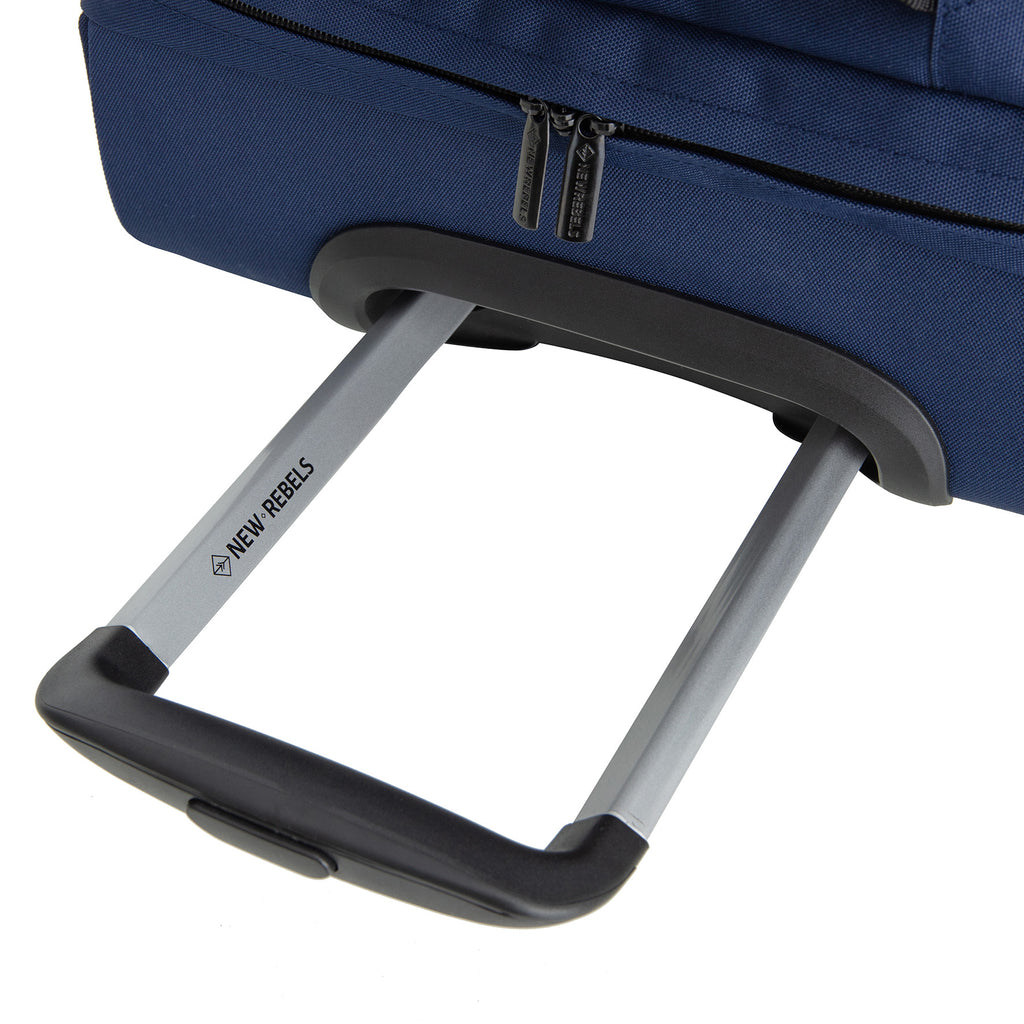Gassaway Trolley Medium Navy | Reisekoffer 52L | Leichter Koffer mit Doppelrollen | 60 x 36 x 24 cm