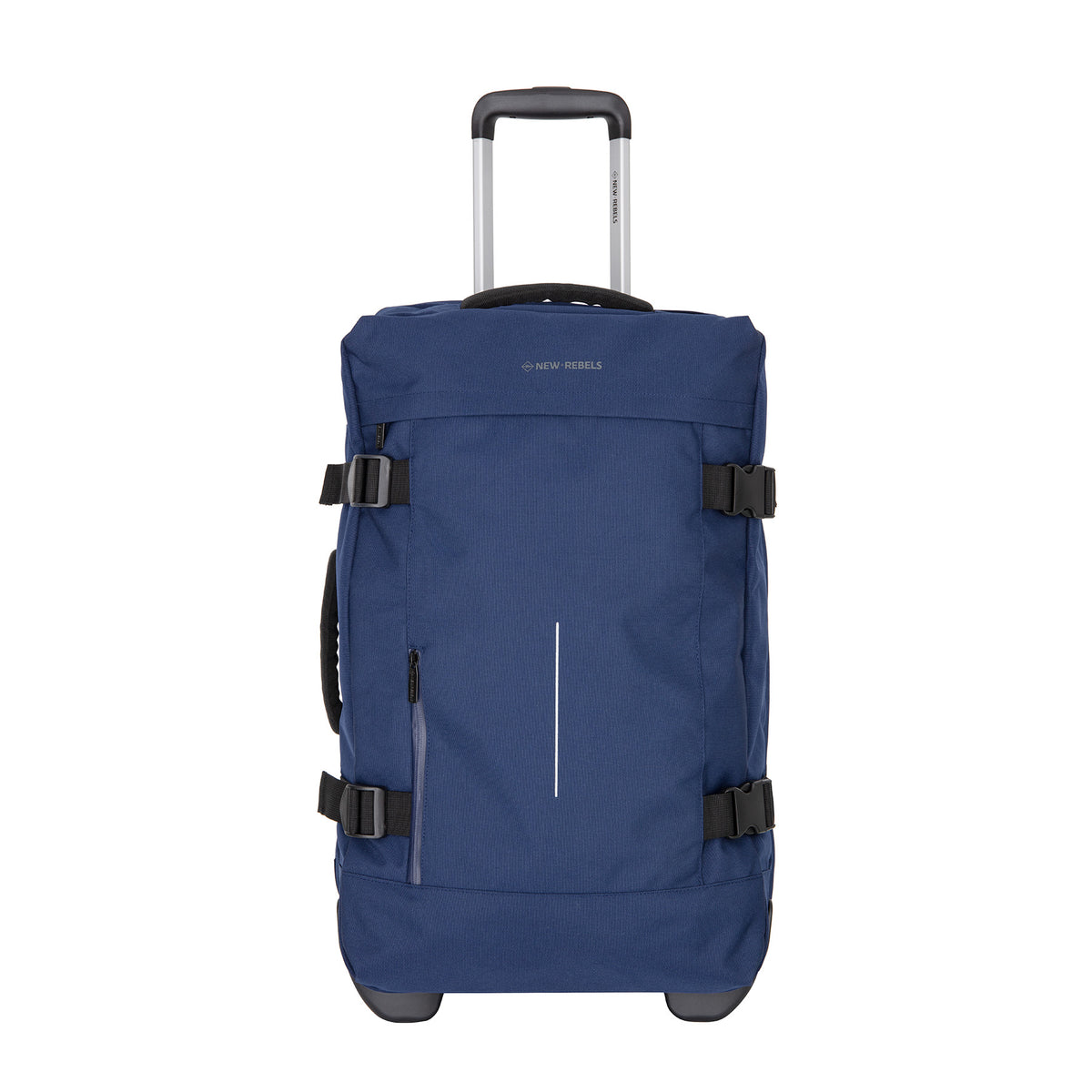 Gassaway Trolley Medium Navy | Reisekoffer 52L | Leichter Koffer mit Doppelrollen | 60 x 36 x 24 cm