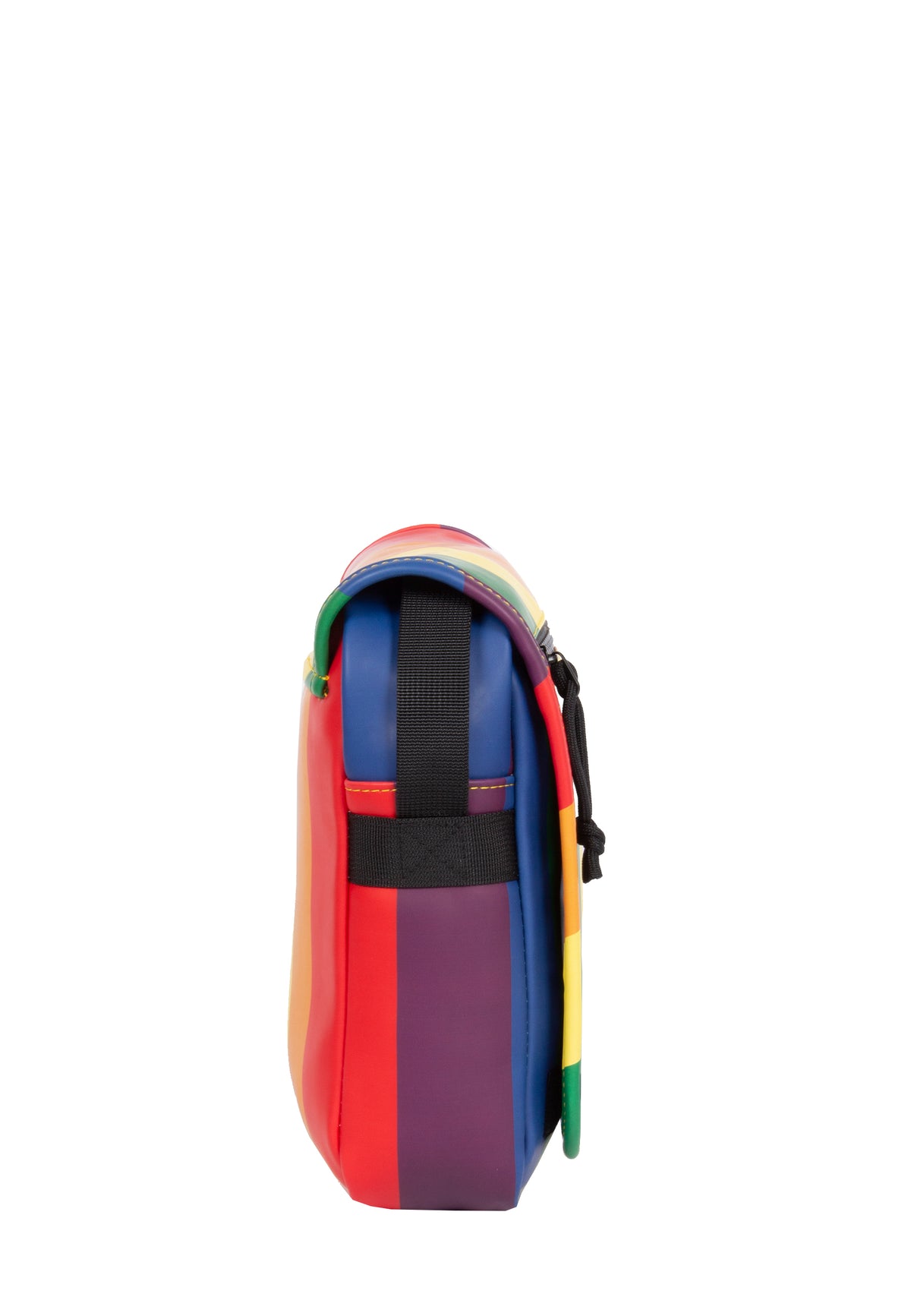 New Rebels ® Mart - Rainbow - Umhängetasche -  Mit Überschlag 18X7X23Cm