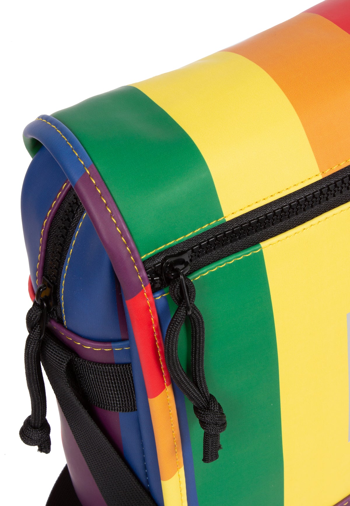 New Rebels ® Mart - Rainbow - Umhängetasche -  Mit Überschlag 18X7X23Cm