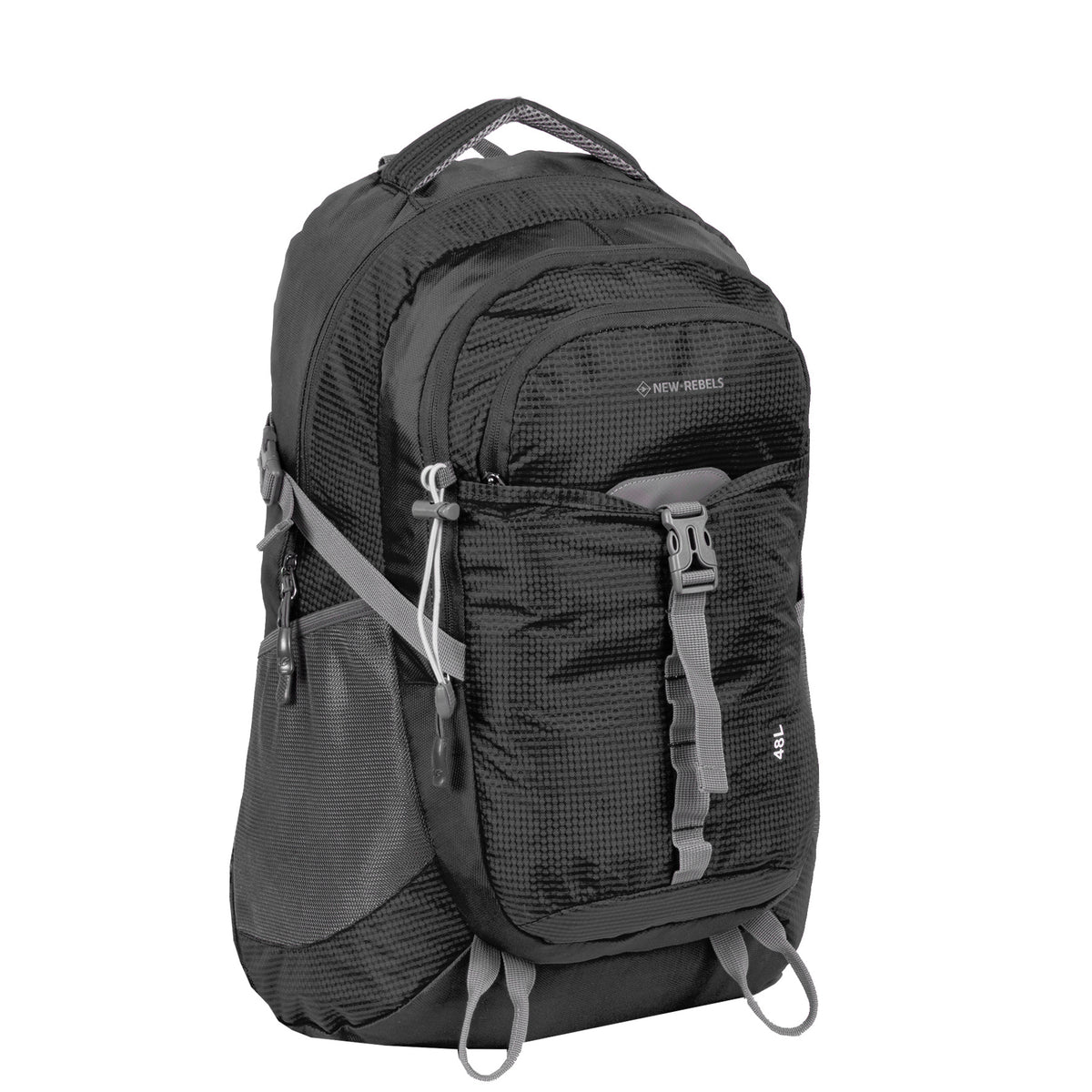 New Rebels ® Kinley - Rugtas - Schooltas - Vrijetijdstas - 48 Liter - Nylon