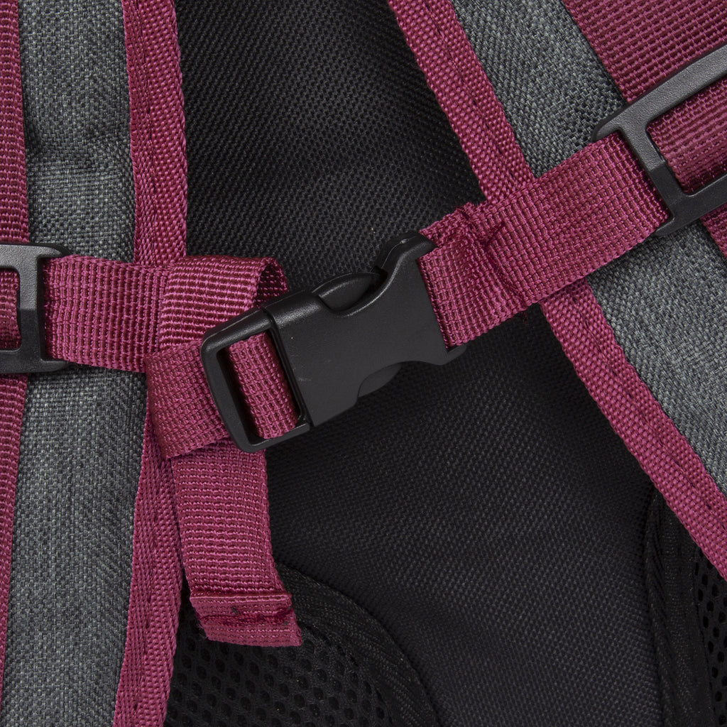 New Rebels ® Morris Backpack with 3 pockets Soft Blue 2 Tone 31X19X46CM