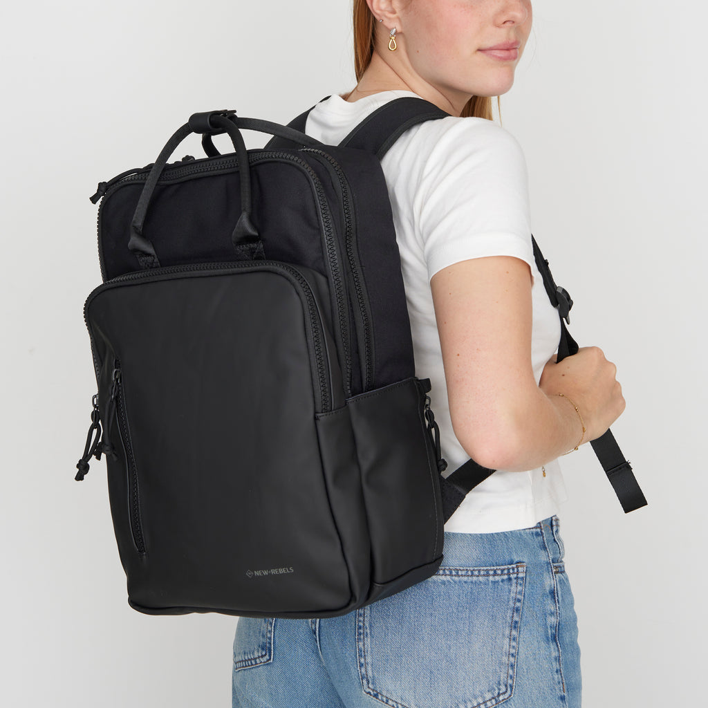 William Milwaukee Rugzak  Laptoprugzak 15.6 inch Waterafstotend  Schooltas Rugtas 18L Polyurethaan