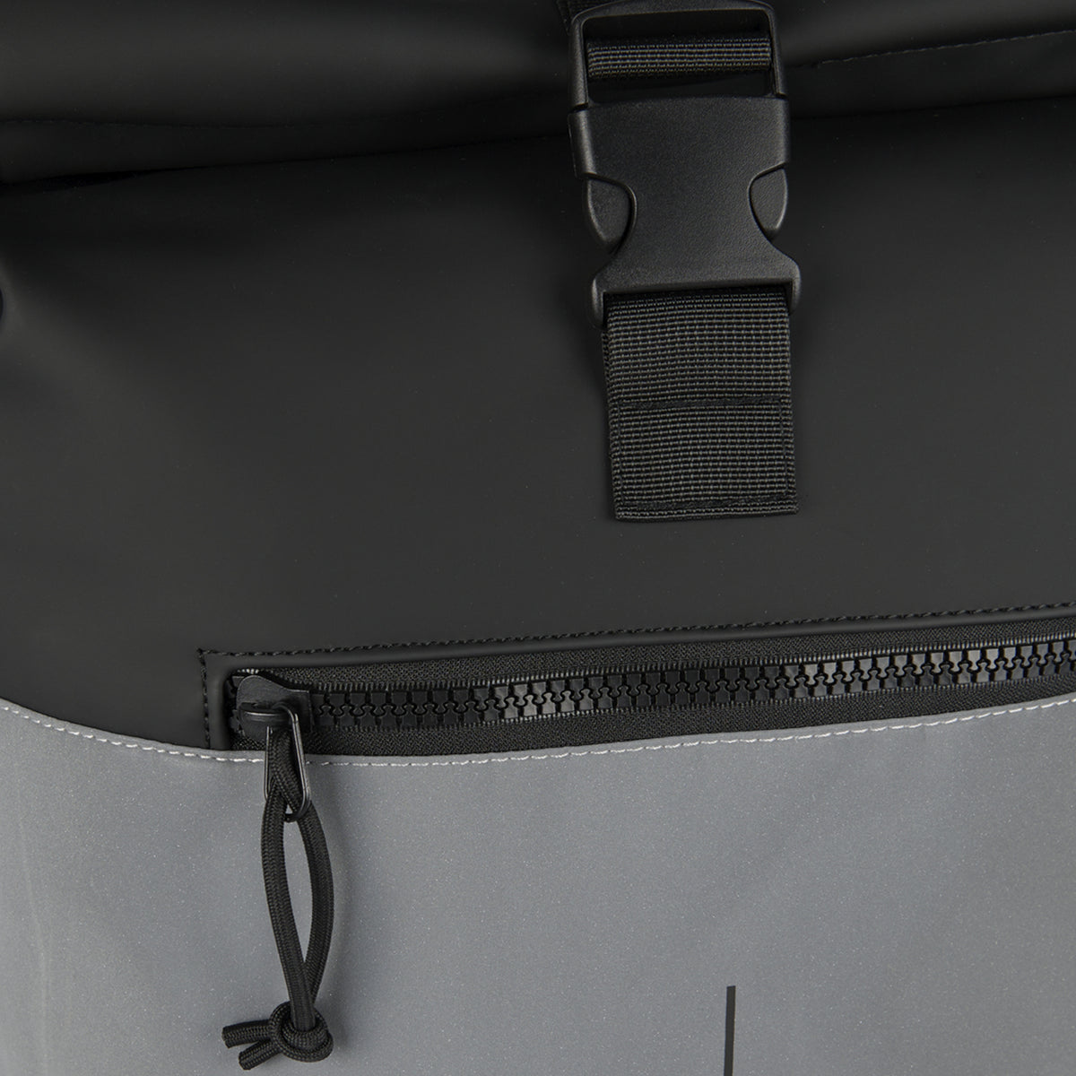 Bowie New York Zwart 21L Rugzak Rolltop  Waterafstotend Laptop 15.6"