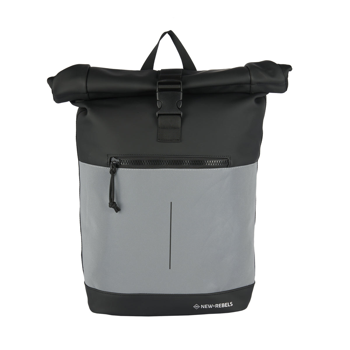 Bowie New York Zwart 21L Rugzak Rolltop  Waterafstotend Laptop 15.6"