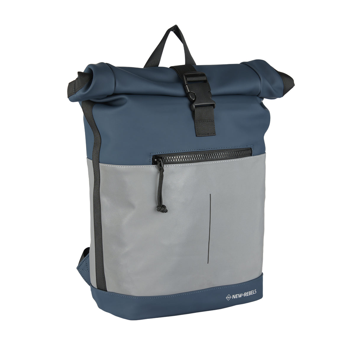 Bowie New York Zwart 21L Rugzak Rolltop  Waterafstotend Laptop 15.6"