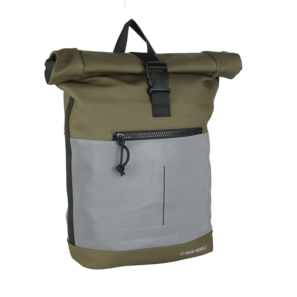 Bowie New York Zwart 21L Rugzak Rolltop  Waterafstotend Laptop 15.6"