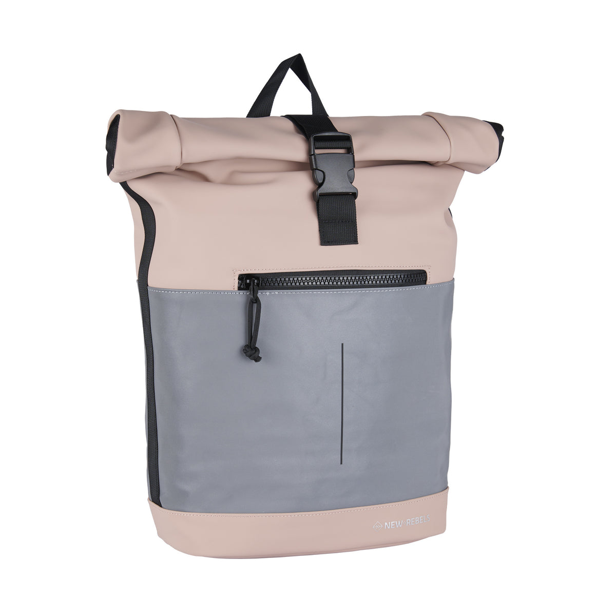 Bowie New York Zwart 21L Rugzak Rolltop  Waterafstotend Laptop 15.6"