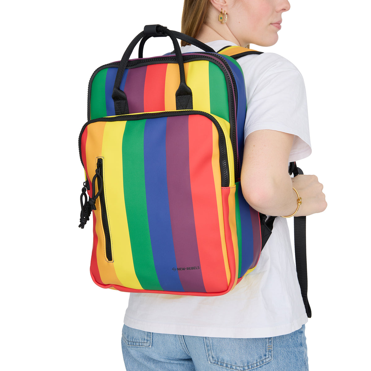 William Milwaukee PU Waterafstotende Rugzak 15.6 inch Laptop Rugtas Schooltas en Werktas 18L