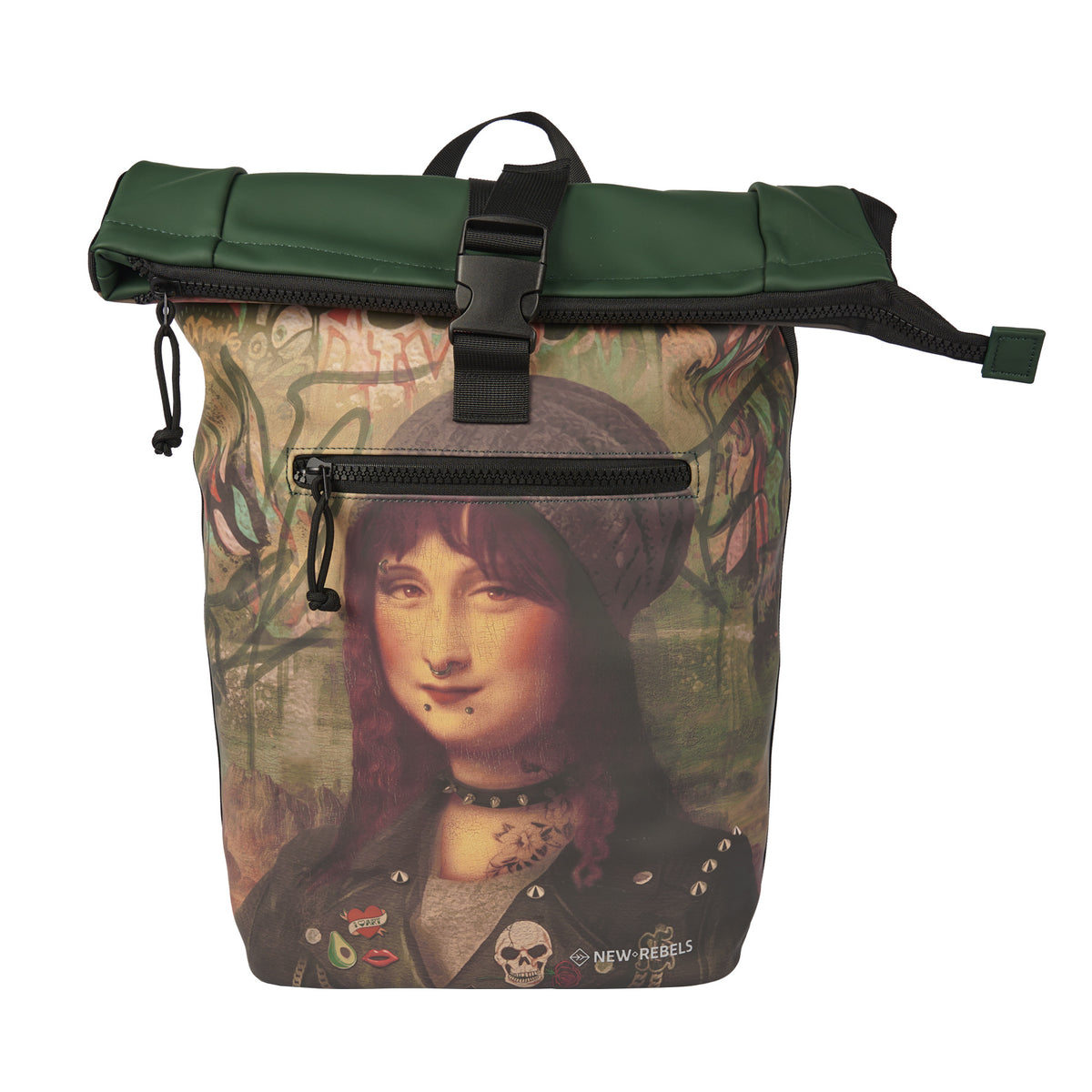 New Rebels Mart Art Backpack 16L Mona Lisa Water Repellent
