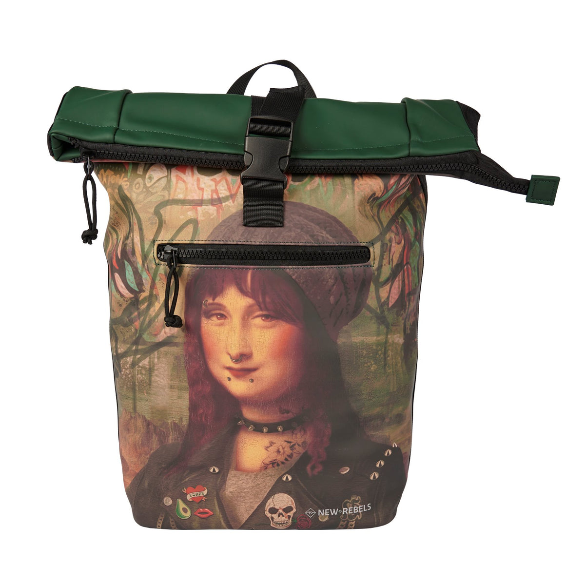 New Rebels Mart Art Backpack 16L Mona Lisa Water Repellent