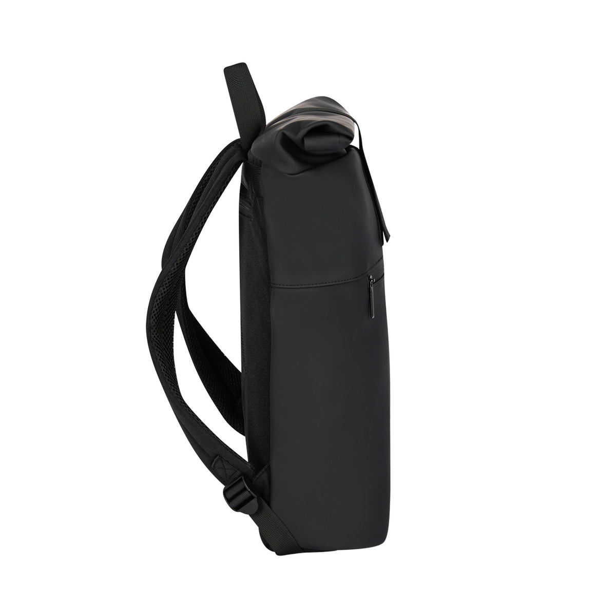 Omar Montgomery Zwart 15L Rolltop Rugzak Waterafstotend Laptop 15.6"