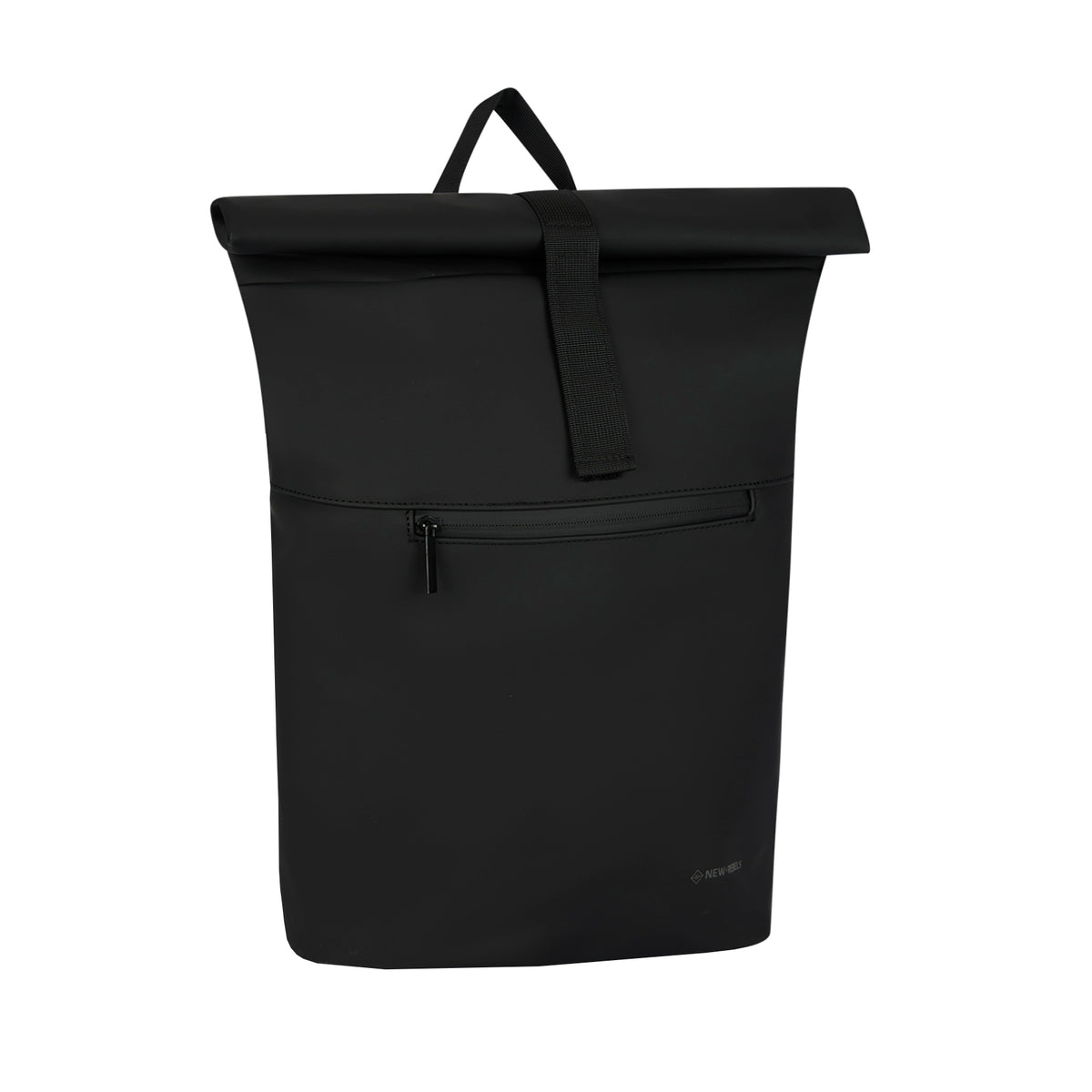 Omar Montgomery Zwart 15L Rolltop Rugzak Waterafstotend Laptop 15.6"