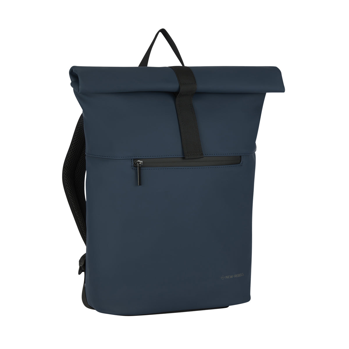 Omar Montgomery Zwart 15L Rolltop Rugzak Waterafstotend Laptop 15.6"